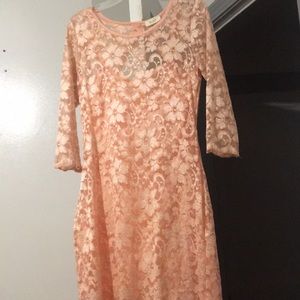 Lace pinkish dress